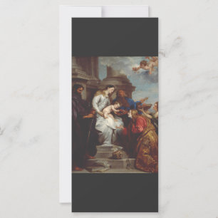 Kröningen av Santa Rosalia av Anthony van Dyck