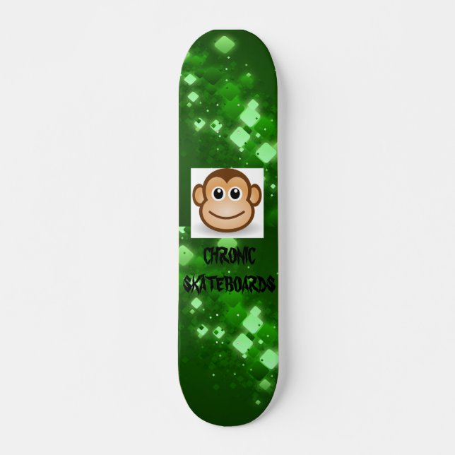 Kronisk apaSkateboard Skateboard Bräda 20 Cm (Framsida)