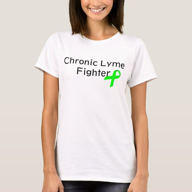 Kronisk Lyme kämpe T-shirt (Framsida)