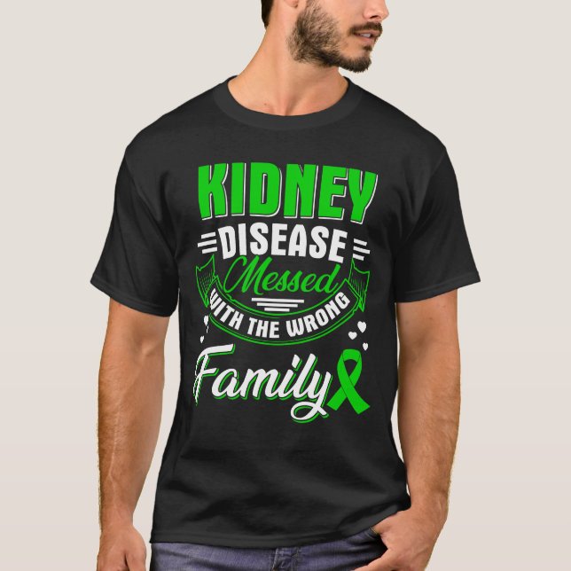 Kronisk njursjukdom T-Shirt - CKD Awareness_ful (Framsida)