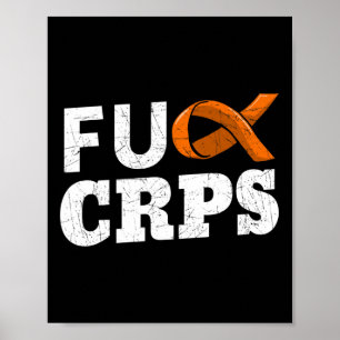 Kronisk Orange Ribbon Causalgia Reflex Neurovaskul Poster