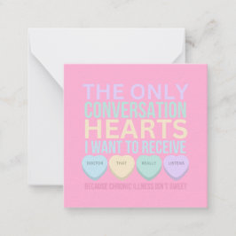 Kroniska Sjukdomar Valentines  Anteckningskort