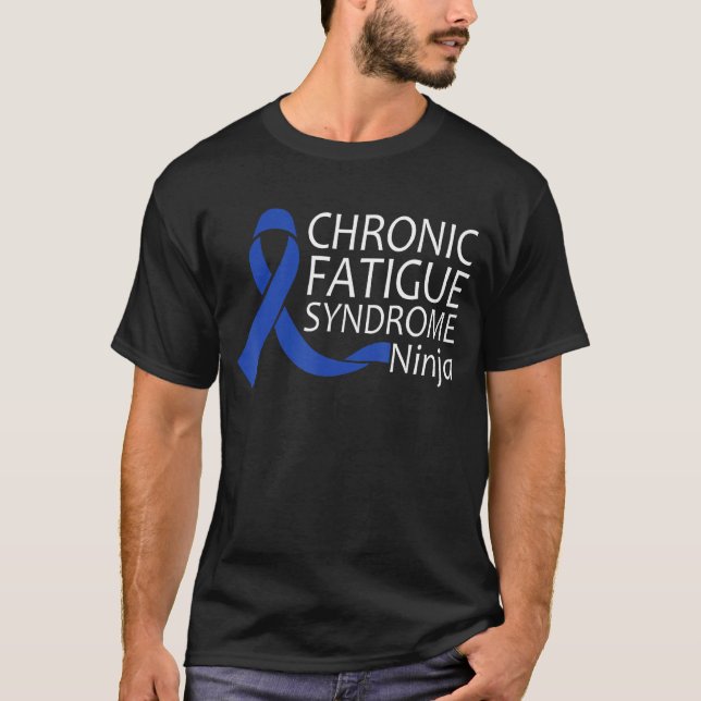 Kroniskt Trötthetssyndrom Ninja T Shirt (Framsida)
