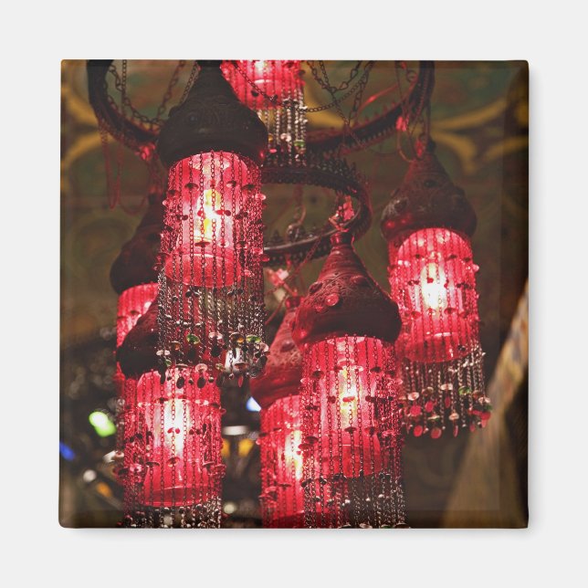 Kronljusstake till salu, Khan el Khalili Bazaar, Magnet (Framsidan)