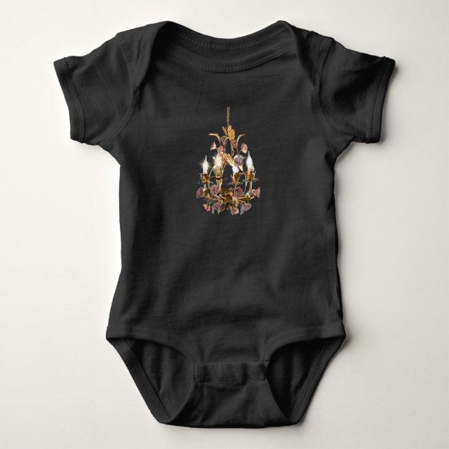 Kronljuster Bebis T Shirt (Framsida)