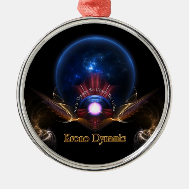 Krono Dynamic Fractal Art Premium Ornament (Framsidan)