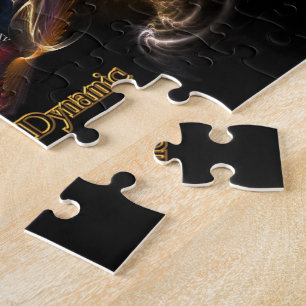 Krono Dynamic Fractal Art Puzzle med Tin Fodral Pussel