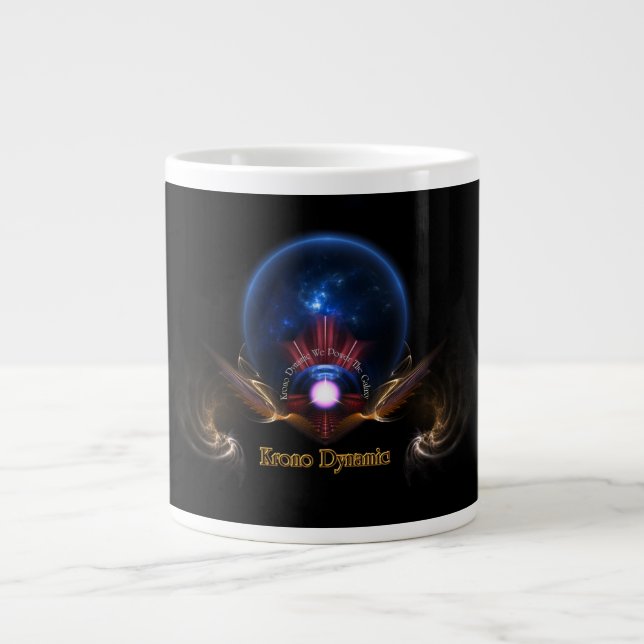 Krono Dynamic Fractal Art Specialty Mugg Jumbo Mugg (Framsidan)