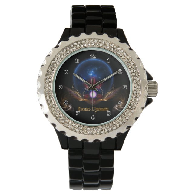 Krono Dynamic Fractal Art Wrist Watch Armbandsur (Framsida)
