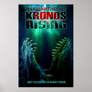 KRONOS STIGNING av Max Hawthorne - Cover Art Poste Poster