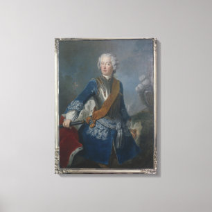 Kronprinsen Frederick II, c.1736 Canvastryck