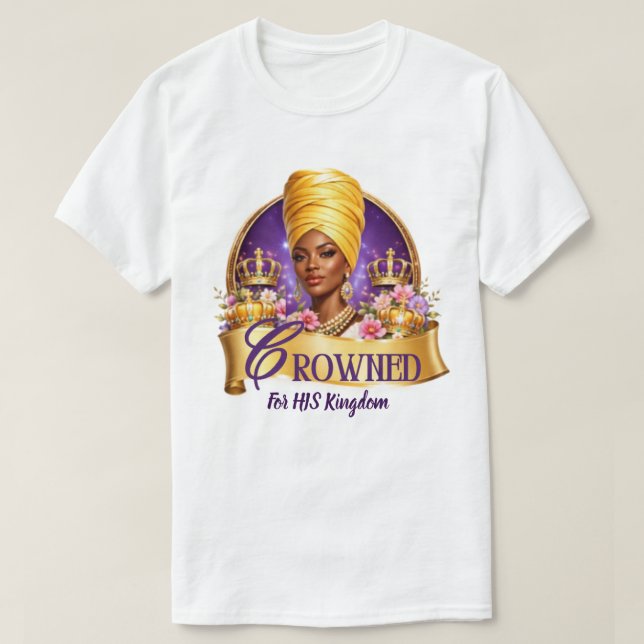 Krönt för Hans rike 2026 T Shirt (Design framsida)