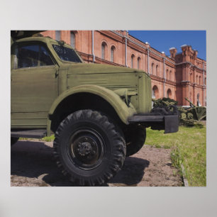Kronverksky Island, Artillery Museum, lastbil Poster