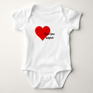 Kropp 0-24 m. Jag är en kärlek magnet T Shirt