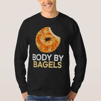 Kropp av Bagels Foodie Bread Bakery Food Jewl 1 T Shirt