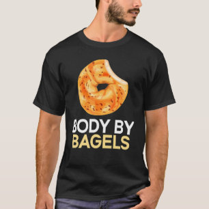 Kropp av Bagels Foodie Bread Bakery Food Jewl 1 T Shirt