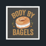 Kropp av Bagels Funny judisk Hanukkah Donut Gift Pappersservett<br><div class="desc">hanukkah, passerande, iddisch, chanukah, jewant, menorah, jew, gift, födelsedags, bagel</div>