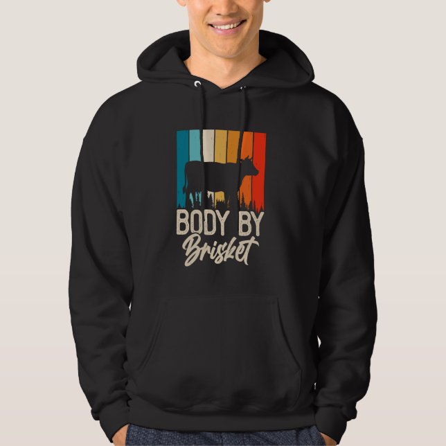 Kropp av Brisket BBQ Hoodie (Framsida)