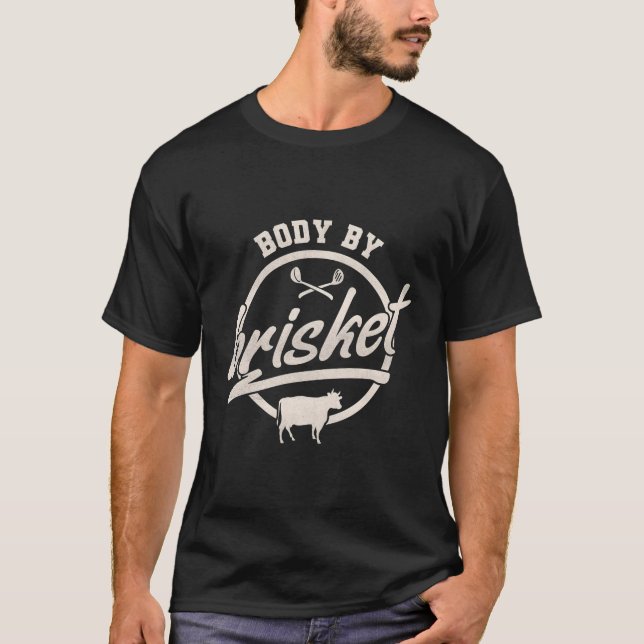 Kropp av Brisket Smoke Funny Brisket Apparel Bbq G T Shirt (Framsida)
