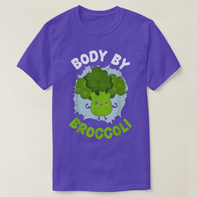 Kropp av broccoli Vegetarian Vegan Brocco T Shirt (Design framsida)