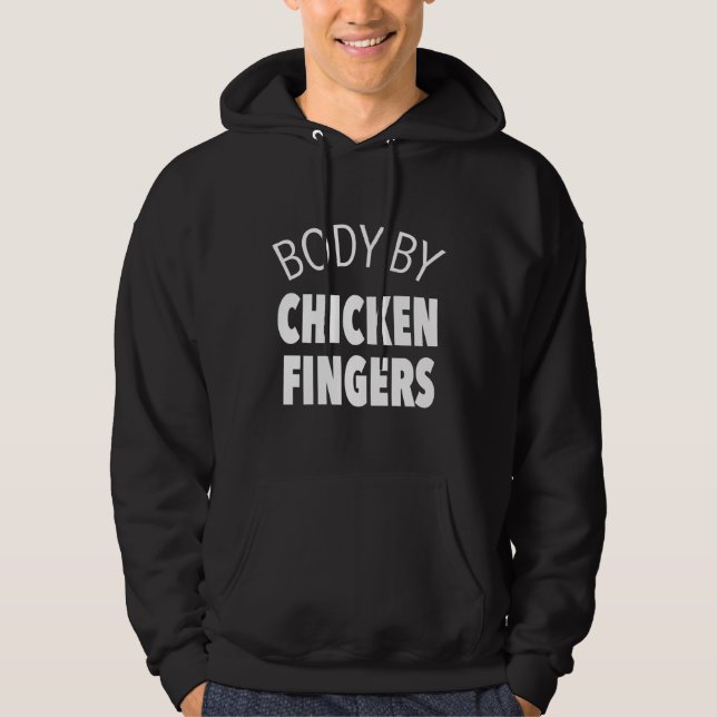 Kropp av Chicken Finger Hoodie (Framsida)