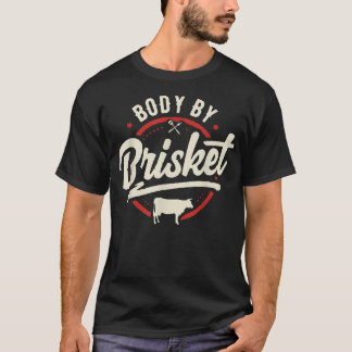 Kropp efter Brisket Backyard Cookout BBQ Grill T Shirt