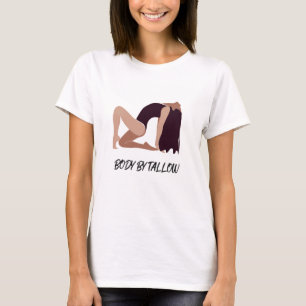 Kropp efter talg (kvinna) t shirt