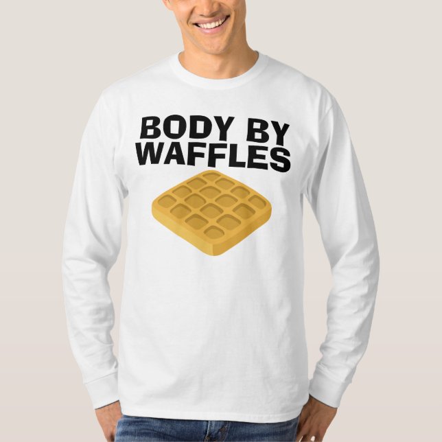 Kropp efter våfflor, luddiga T-tröjor T-shirt (Framsida)