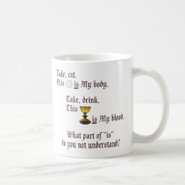 Kropp och blod kaffemugg