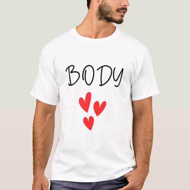 Kropp och sjö t shirt (Framsida)