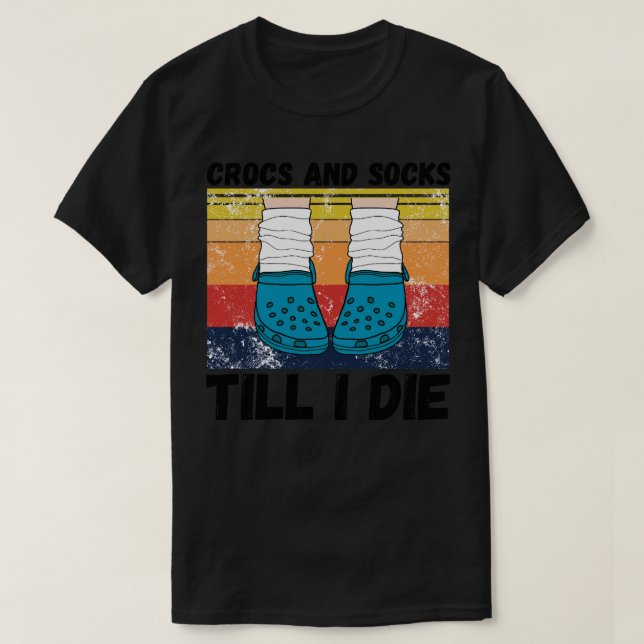 Kroppar och strumpor tills jag dör t shirt (Design framsida)