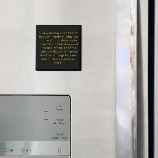 Kroppen är av Jesus Kristus / Foto förstoring Magnet (In Situ (Fridge))