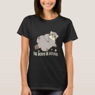 Kroppen är Rund Pallas Cat Cute Pallas Cat T Shirt
