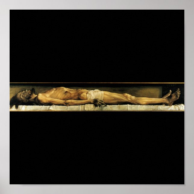 Kroppen av de döda Kristus i Grav c. 1522 Poster (Framsidan)