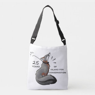 Kroppsburk för Conservation Island Fox Kor Axelväska