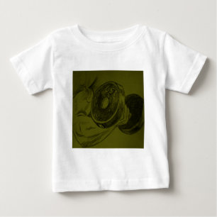 Kroppsbyggande Fitness Blyertsteckning Tee Shirt