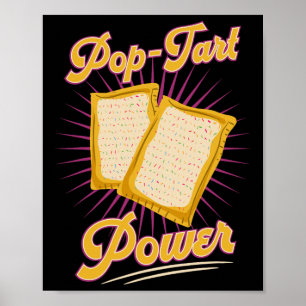 Kroppsbyggande före träning Pop Tart Power Gym Övn Poster