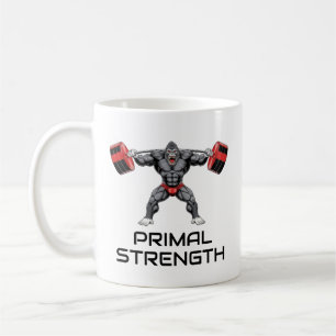 Kroppsbyggande Gorilla Kaffemugg