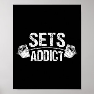 Kroppsbyggande Gym Fitness Träning Lyftning Älskar Poster