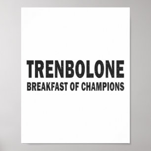 Kroppsbyggande Steroid Trenbolone Frukost För Mäst Poster