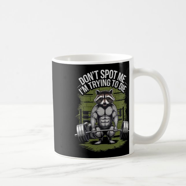 Kroppsbyggande träning Spotta mig inte, jag försök Kaffemugg (Höger)