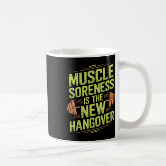 Kroppsbyggande Träningsmotivation Och Lyftande Gym Kaffemugg