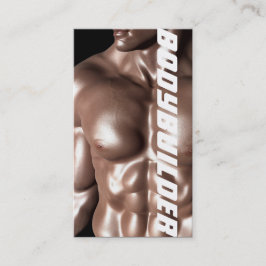 Kroppsbyggare Personlig Tränare Träning Gym Fitnes Visitkort