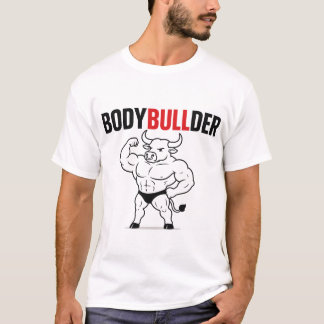 Kroppsbyggare – Rolig Tjur Kroppsbyggare Skämt T Shirt