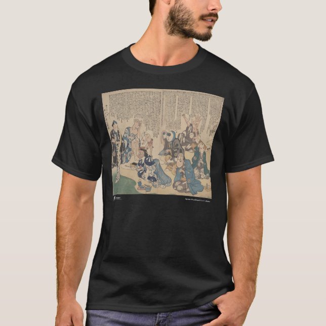 kroppsdelt-skjorta, svart t-shirt (Framsida)