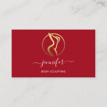 Kroppsformning Skulpting Massage Guld Logotyp QR R