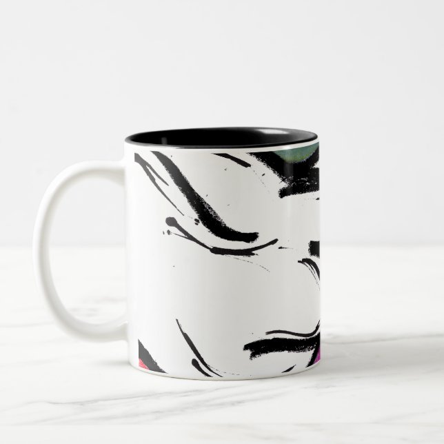 Kroppskiss tvåtonskaffe Mugg (Vänster)