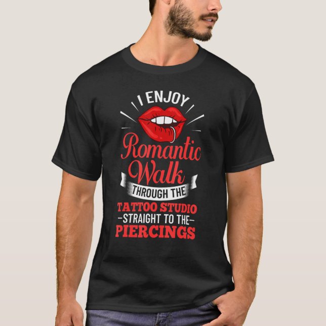 Kroppspiercing Dermalimplantat Näsa Öra Läpp Modif T Shirt (Framsida)
