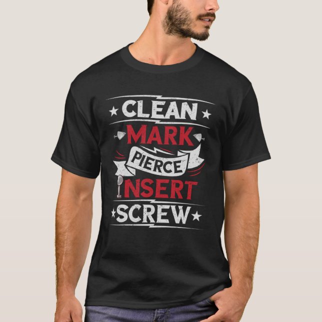 KroppsPiercing för en Professionell Piercer 1 T Shirt (Framsida)