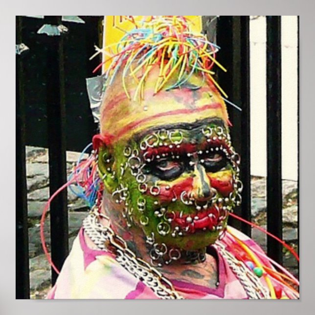 KroppsPiercing Poster (Framsidan)